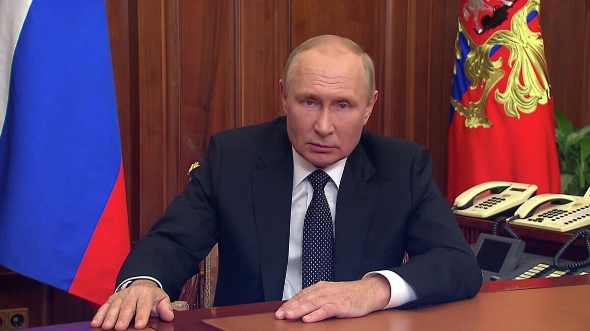    Путин объявил о частичной мобилизации © РИА Новости