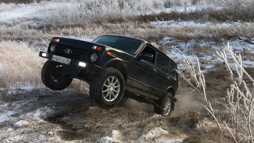 Сравнение шин накаченных и спущенных в горку 4х4. Нива с мотором от ...
