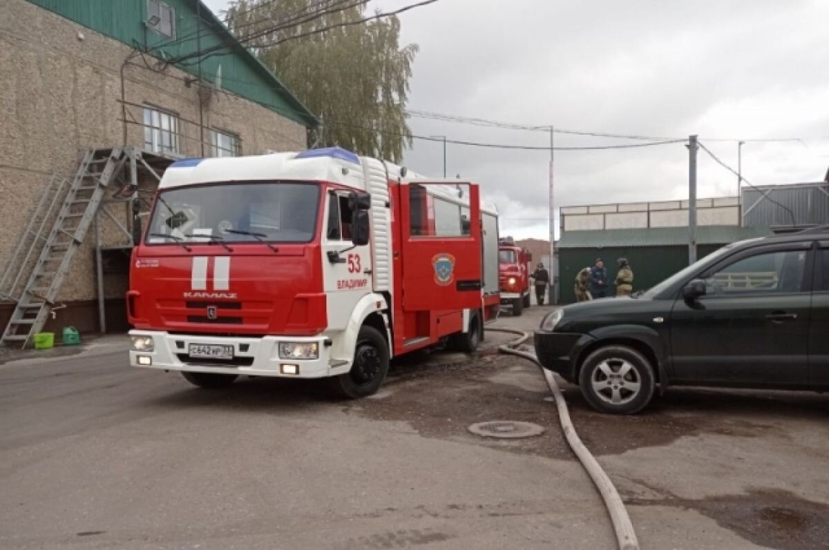    Во Владимире горел склад мебельной фабрики