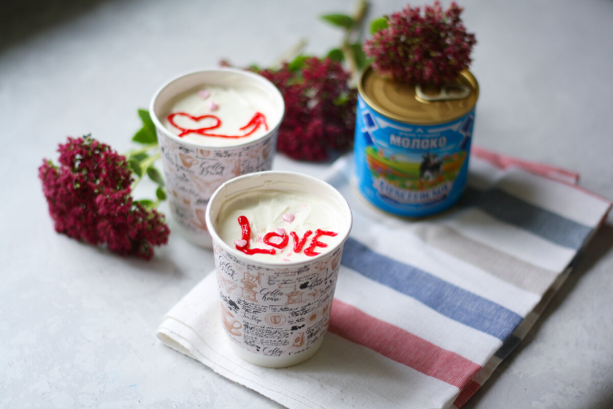 Десерт в стакане