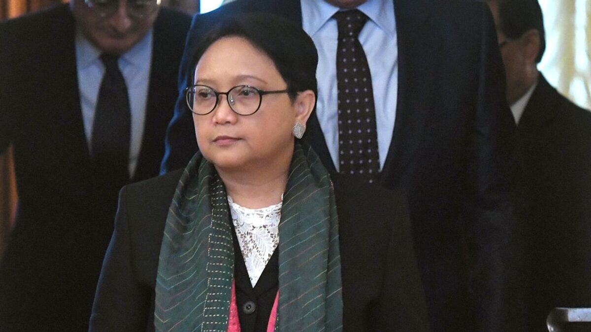    инистр иностранных дел Индонезии Ретно Марсуди во время встречи с Сергеем Лавровым. 13 марта 2018© РИА Новости / Кирилл Каллиников