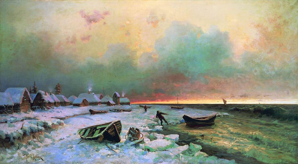 "Деревня на острове Нарген" (1881) ГРМ