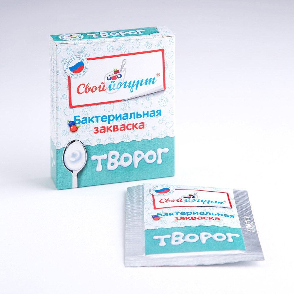 специальная закваска для творога: в составе только полезные бактерии