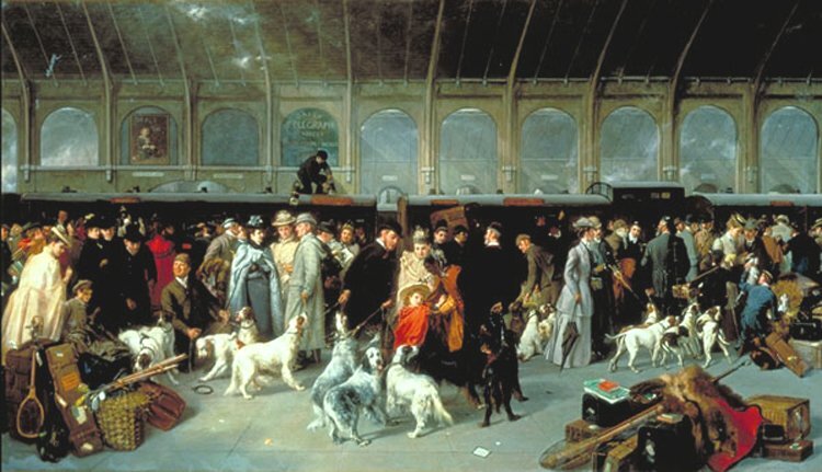 George Earl. Going North, King's Cross & Perth Station, going South / .   , -   ,   .