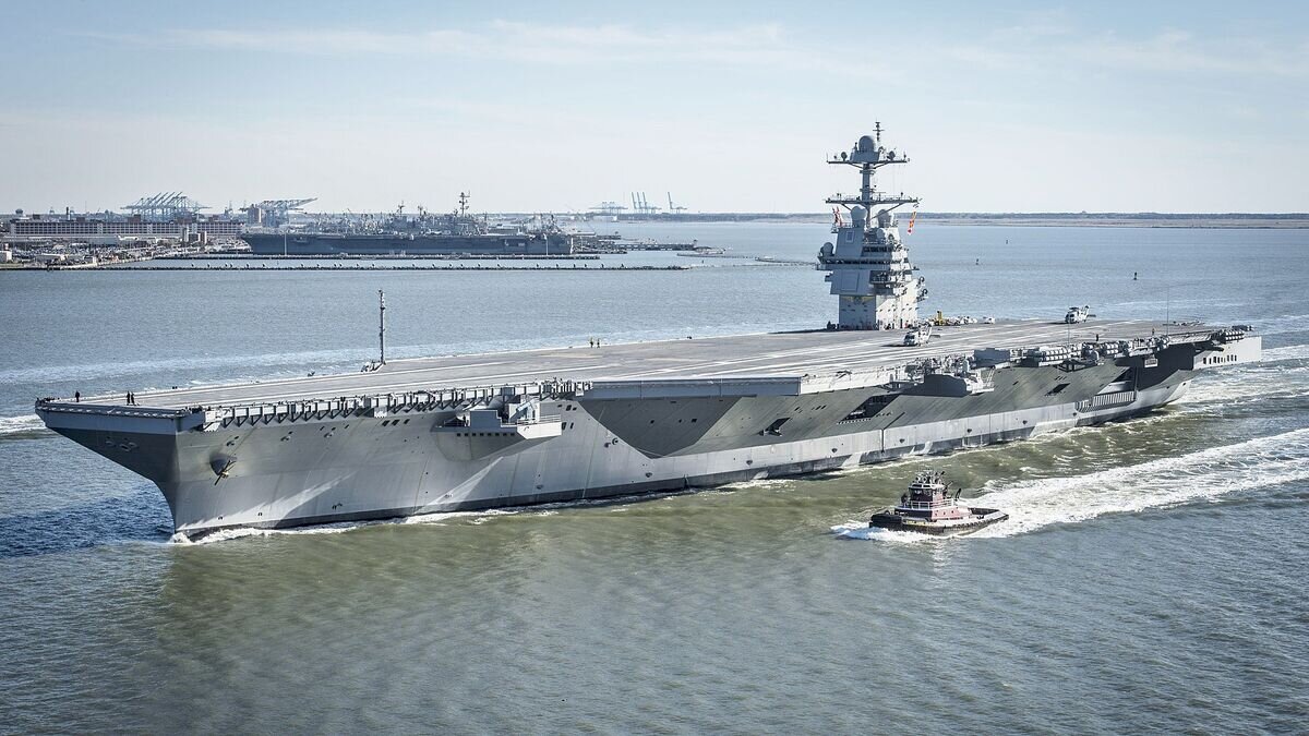   Американский авианосец CVN-78 Gerald R. Ford© Фото : U.S. Navy / Mass Communication Specialist 2nd Class Ridge Leoni