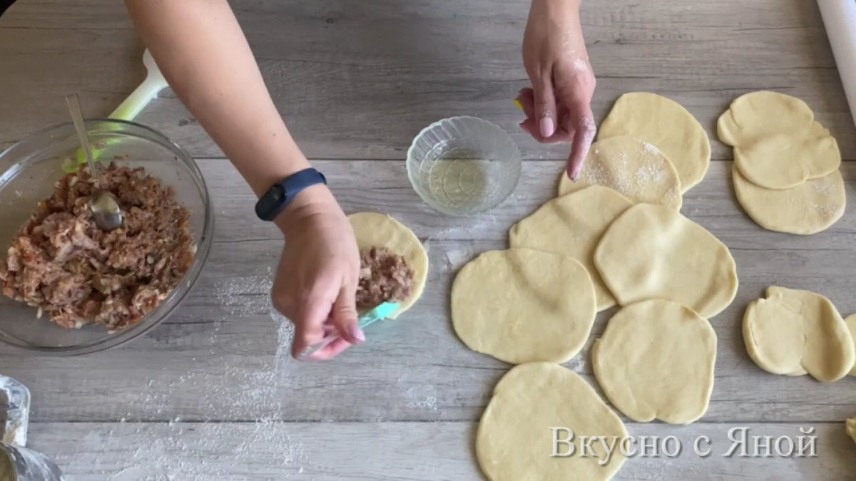 Как приготовить САМСУ ПЕСОЧНУЮ. Рассыпчатое Тесто, сочная начинка! | Вкусно  с Яной | Дзен