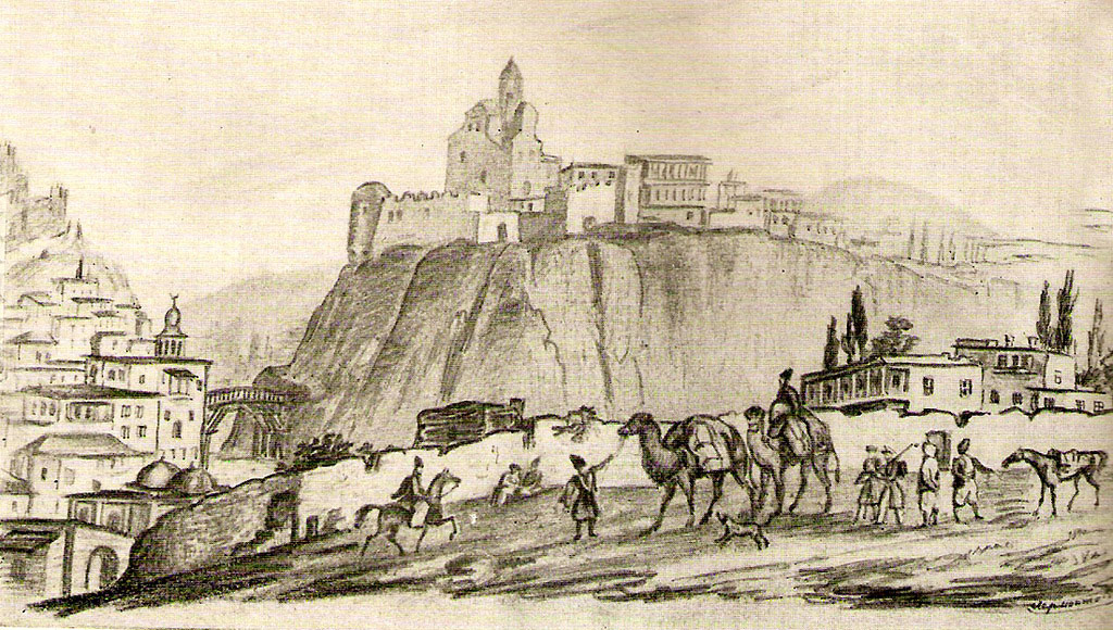Исторический пейзаж рисунок