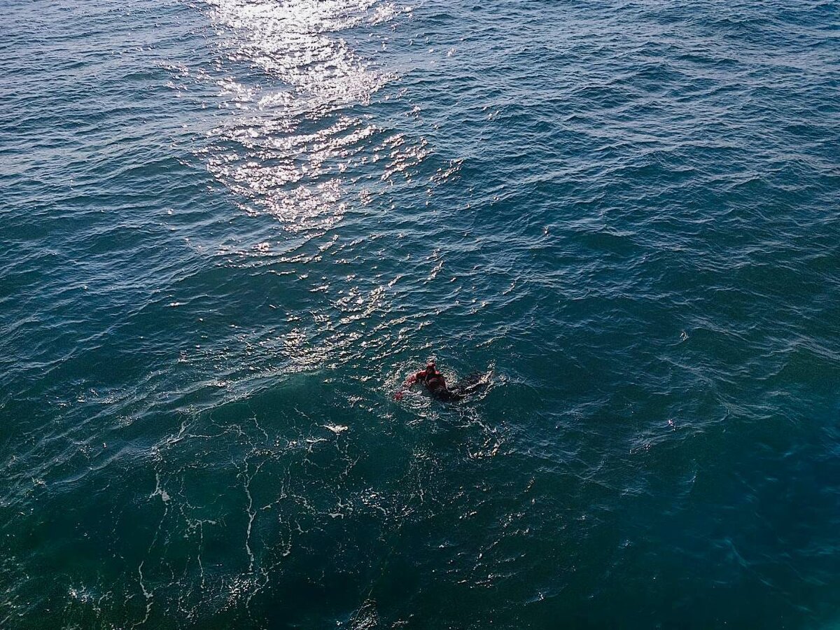 каспийское море под водой