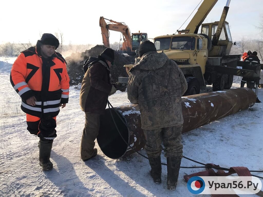    Глава Орска возмущен большим числом аварий на водоводе этой зимой