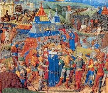 Битва при Эль-Мансуре, 1250 г., после которой Людовик IX был пленен