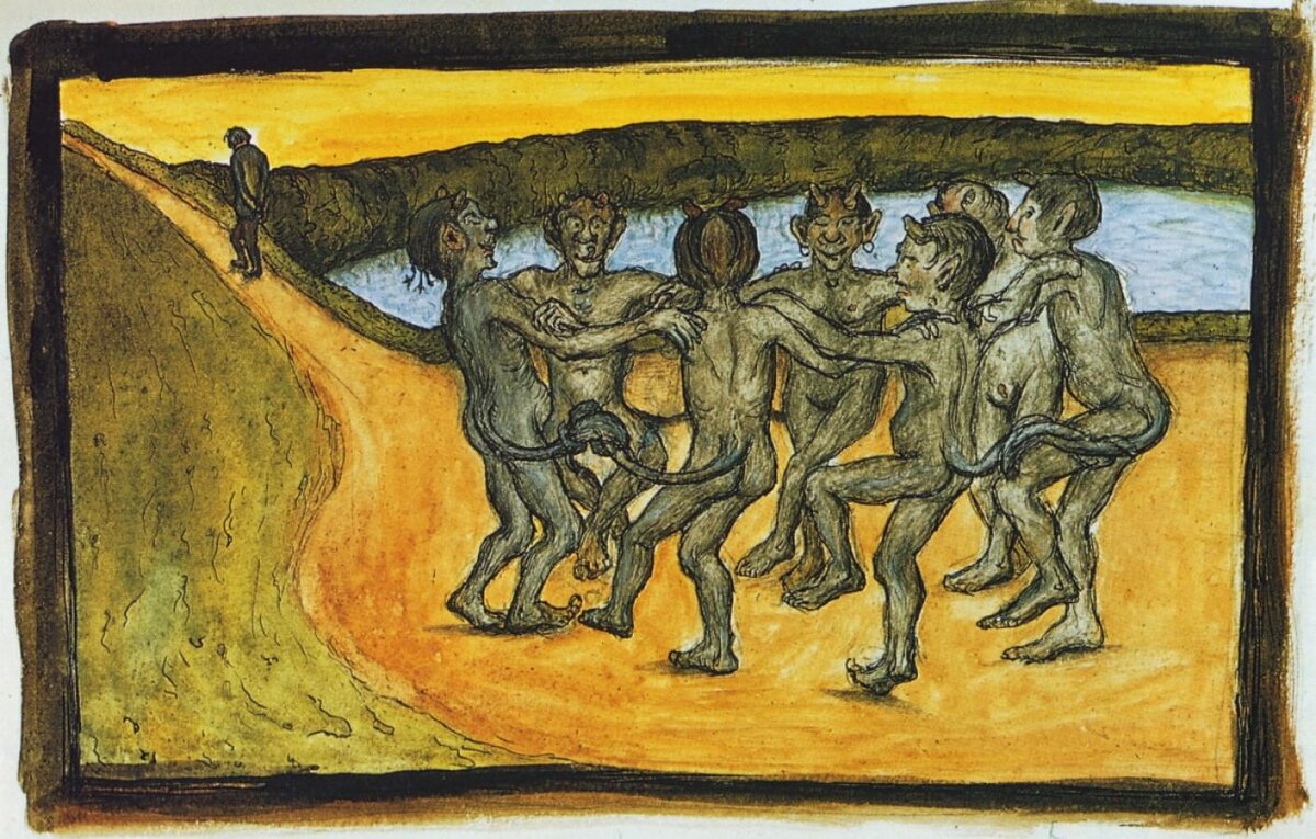 "Хоровод" худ. Хуго Симберг