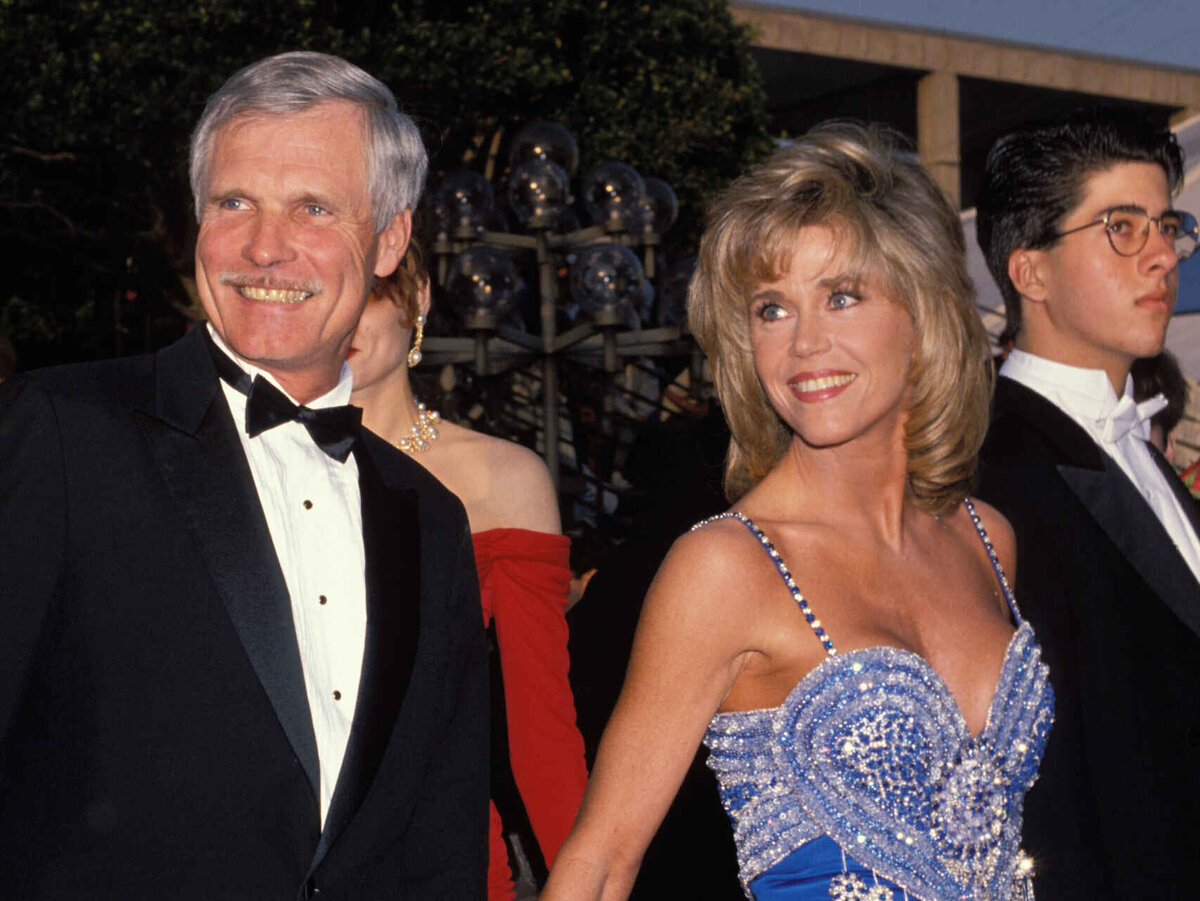 Джейн Фонда и Тед Тернер