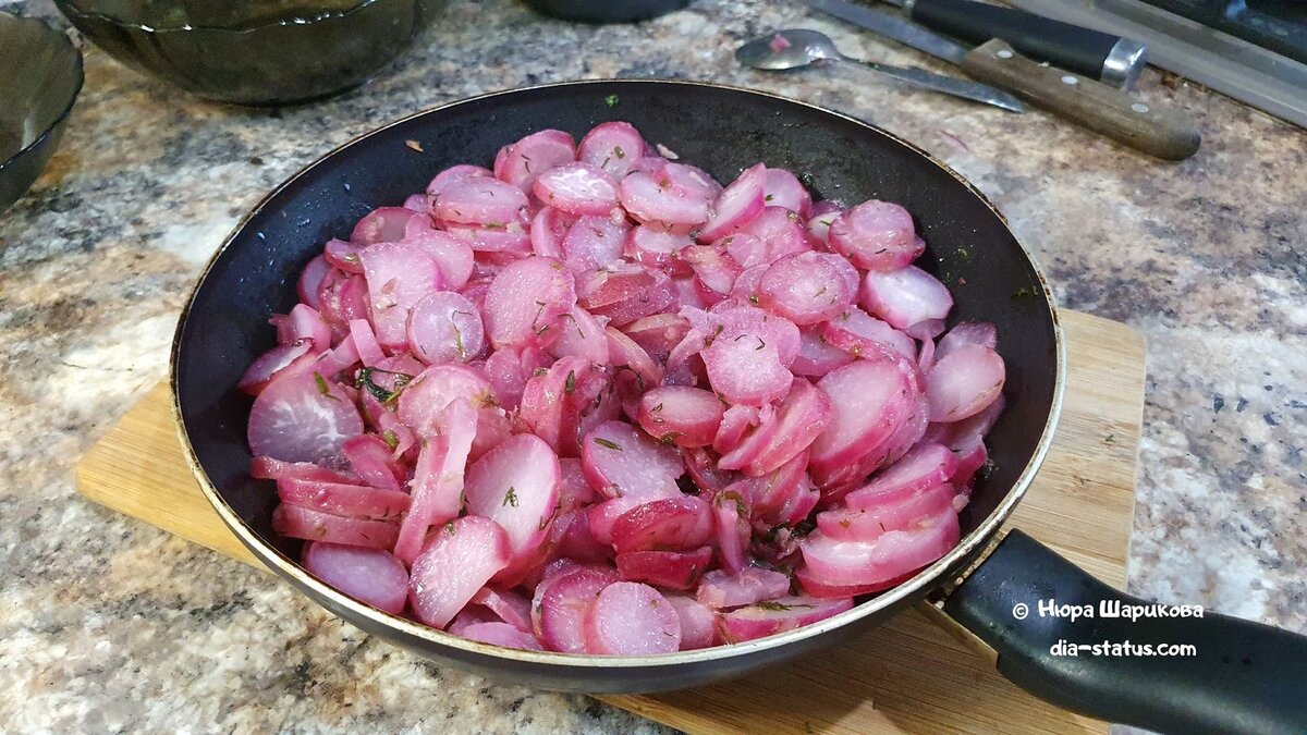 Рецепт диабетика - жареный редис! Просто, дешево и вкусно | Диабет. Нюра  Шарикова | Дзен