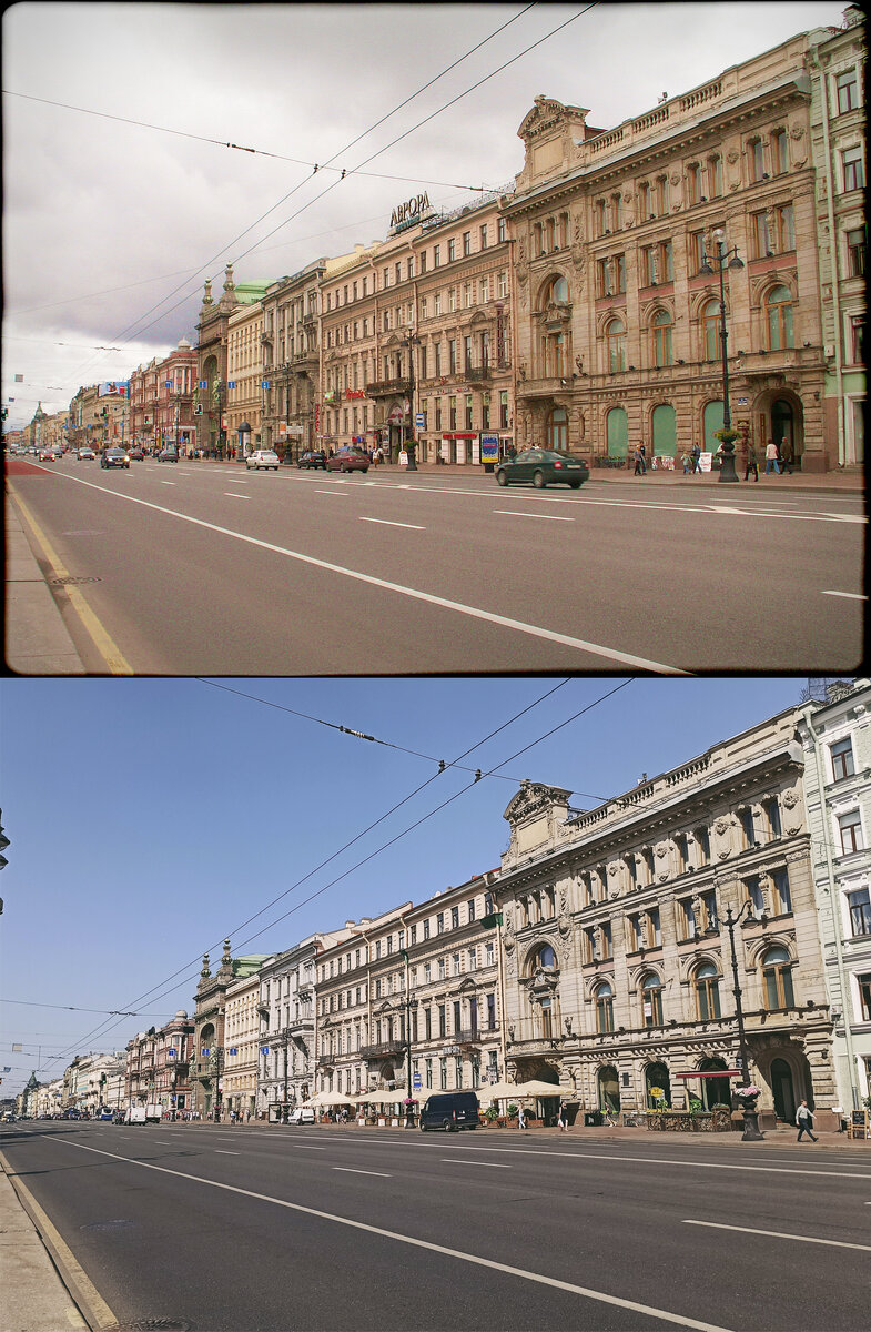 Невский проспект в Санкт-Петербурге 2010 - 2021