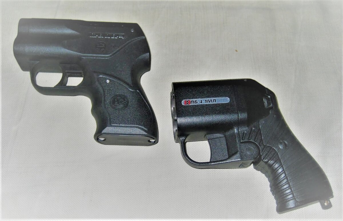 наш герой слева - Премьер в сравнении с травматическим ПБ"ОСА"