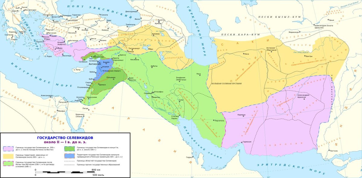 Царство Селевкидов. Картинка из интернета