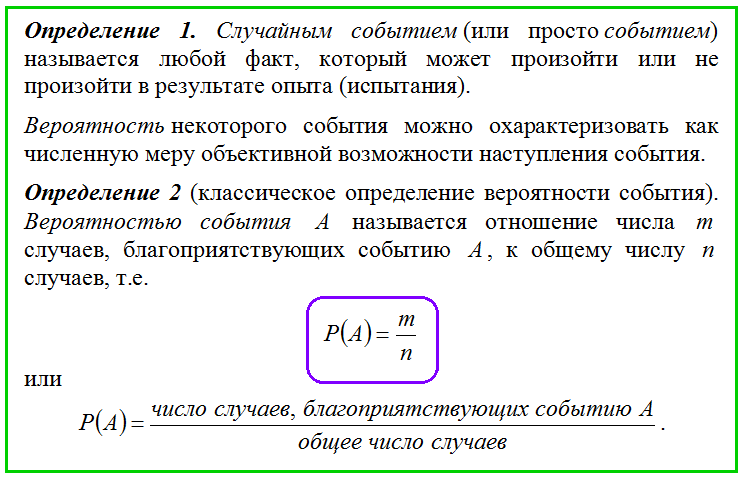 Вероятность 10 класс учебник