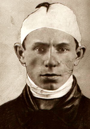 Архивный снимок, сделанный после ареста, 1922 год
