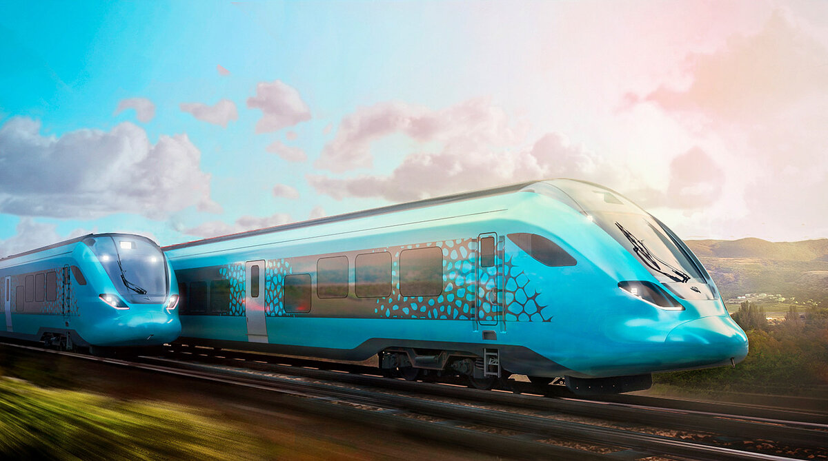 Эскиз водородных поездов Vittal-One от Talgo. Источник: Talgo