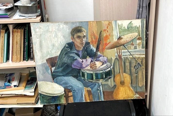 Марат, 80х60, холст, масло