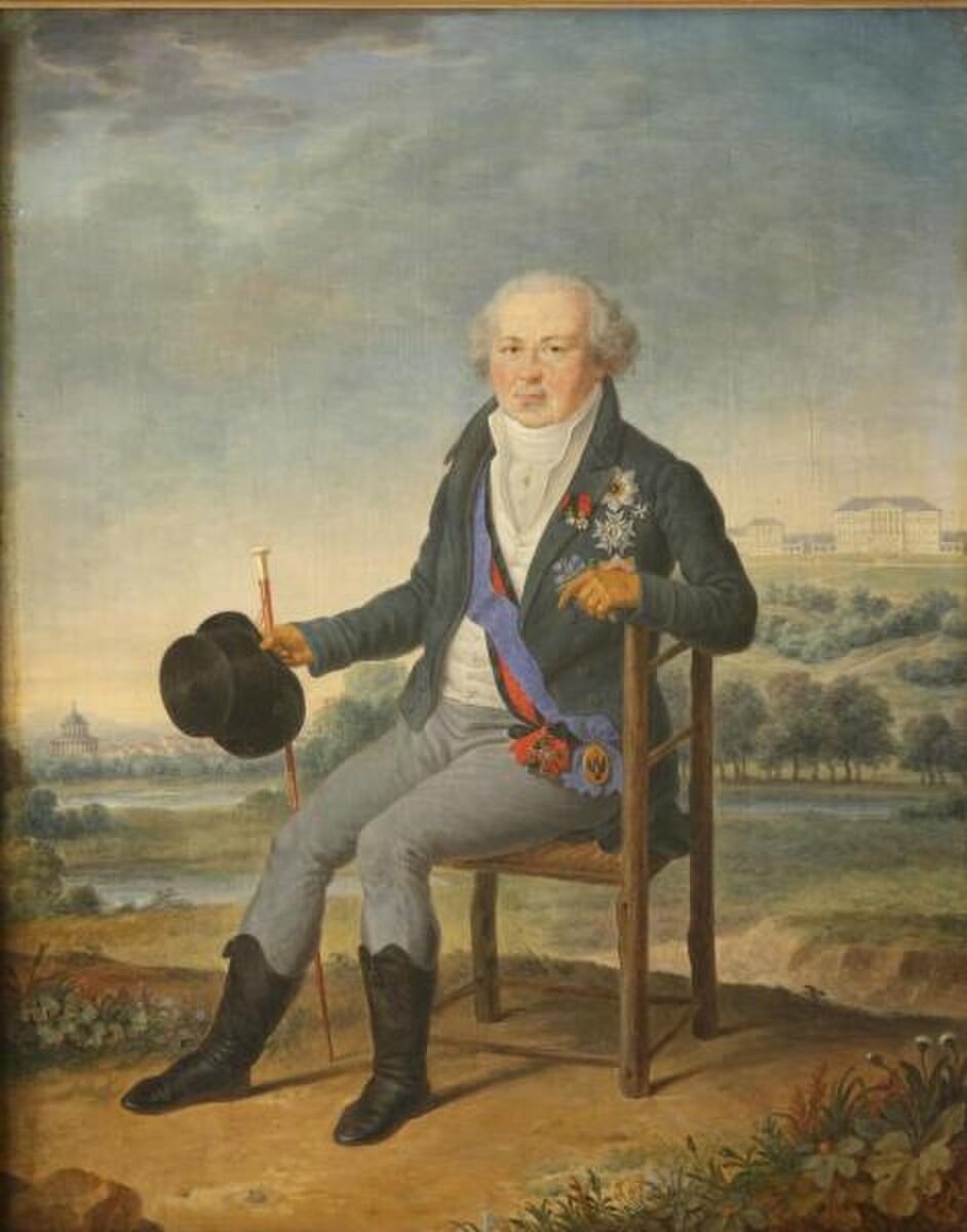 Л. Гуттенбрун «Портрет князя Александра Борисовича Куракина», после 1808 г. (датировка моя). Ранее считался портретом брата Степана Борисовича Куракина, но последний не имел французского ордена Почетного легиона, который ясно виден на портрете