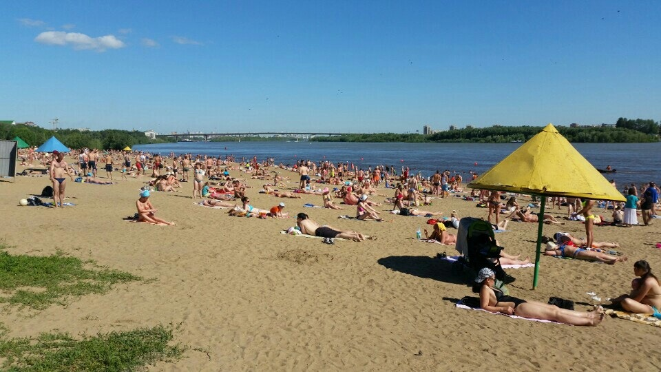 Пляж на кольцевой омск фото