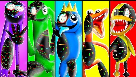 Blue x Green Rainbow Friends animation 