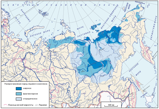 Карта мерзлоты якутия