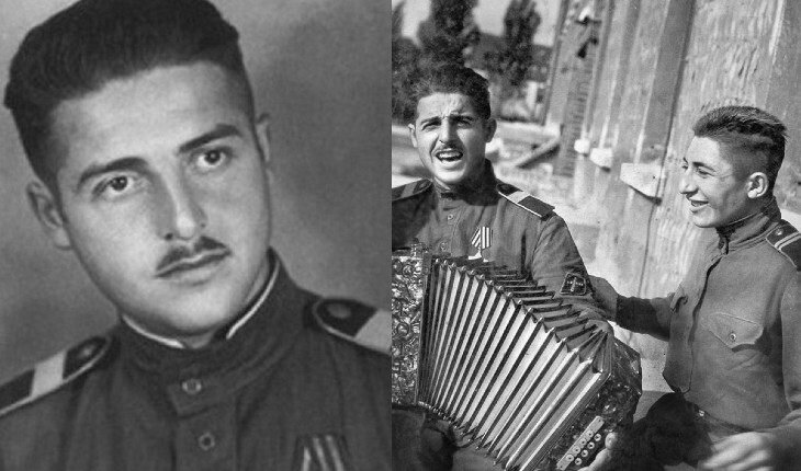 Михаил Танич в военные годы.