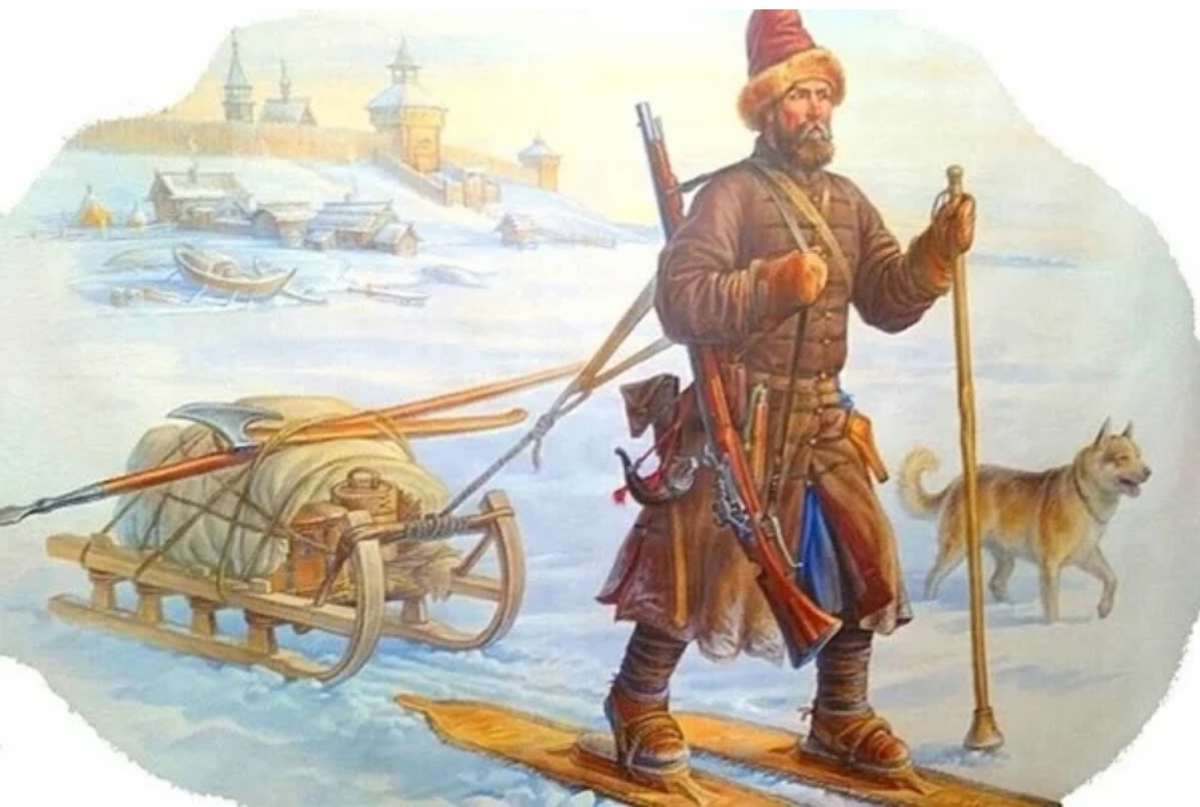 Сибирский казак 17 век.
