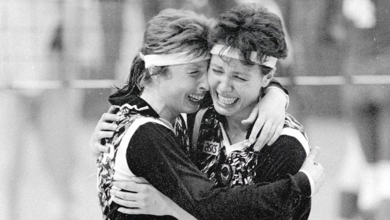    Волейболистки сборной СССР на Олимпиаде в Сеуле.Игорь Уткин