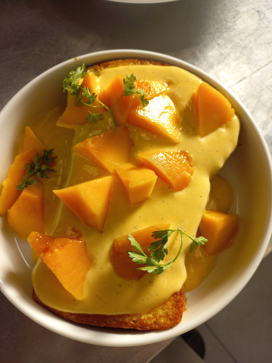 Френч тост с хурмой 