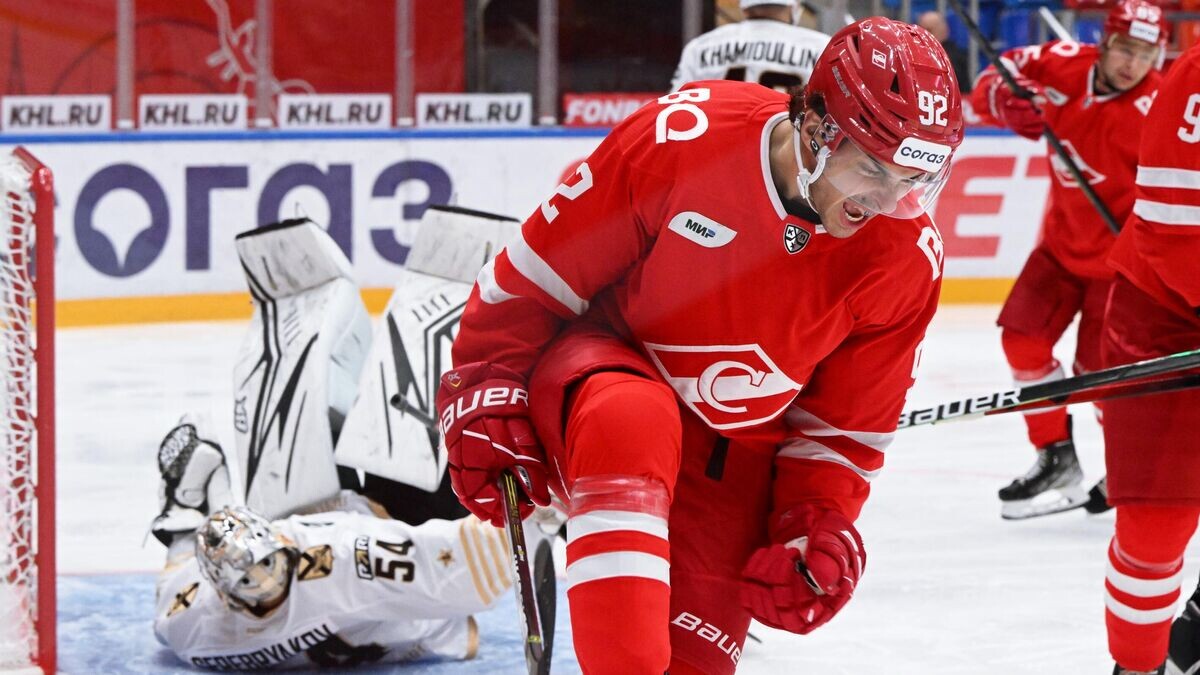    Хоккей. КХЛ. Матч "Спартак" - "Адмирал"© РИА Новости / Сергей Гунеев