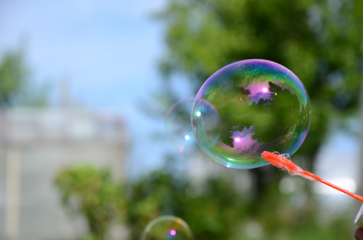 Ещё немного мыльных пузырей (чего только нет в моём фотоархиве!)