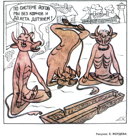 Художник Е.Жердев журнал "Крокодил" №06 1989