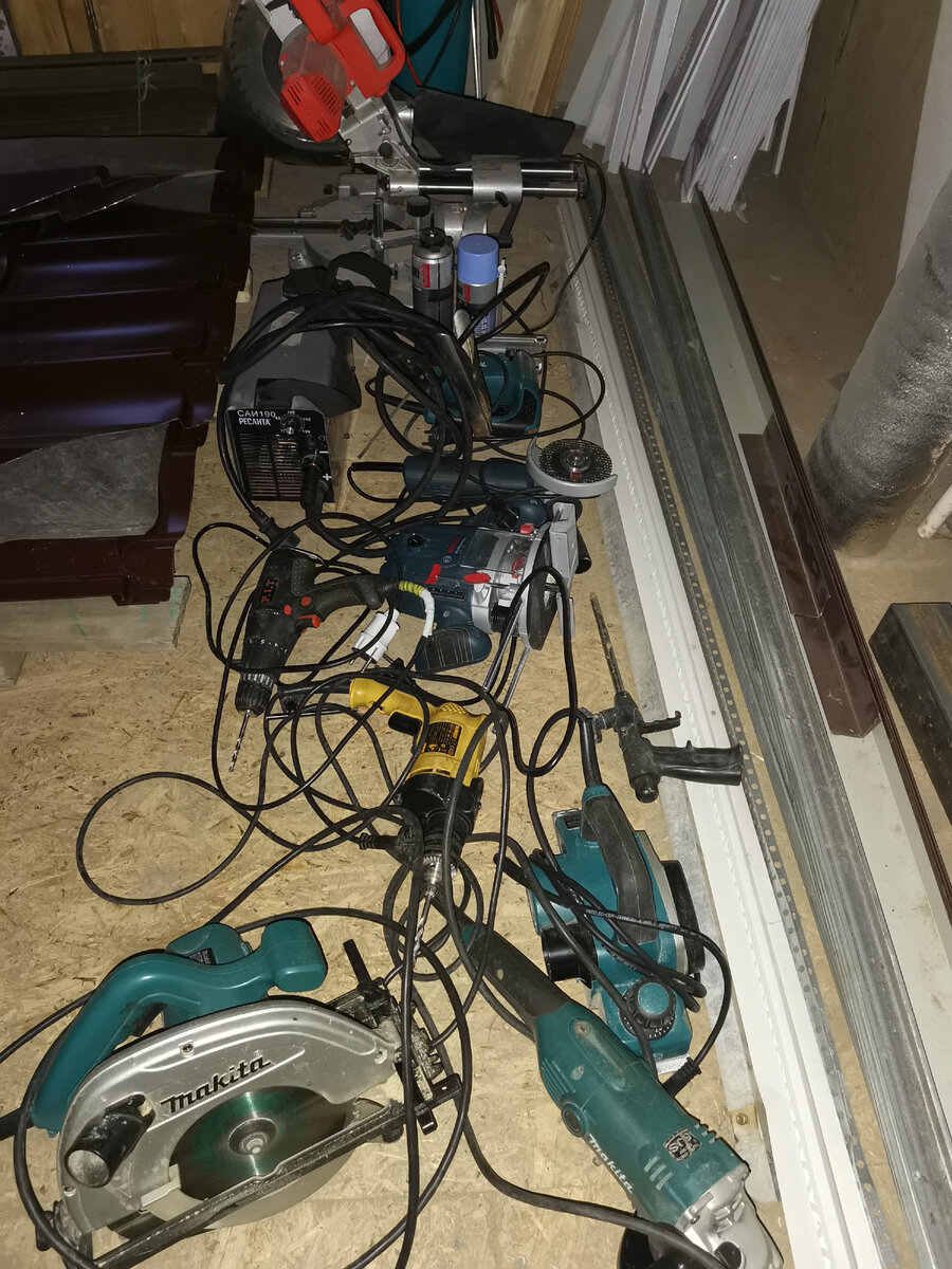 Электроинструмент. Хранение зимой.