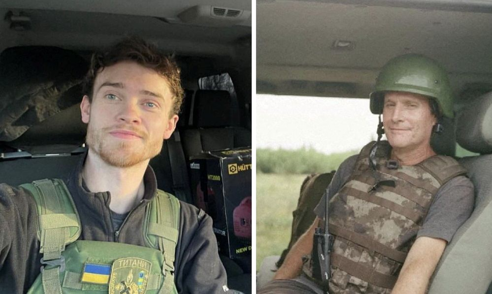 Кристофер Пэрри и Эндрю Бэгшоу (справа) погибли во время спасательной операции в Соледаре © Reuters/ ntv.de