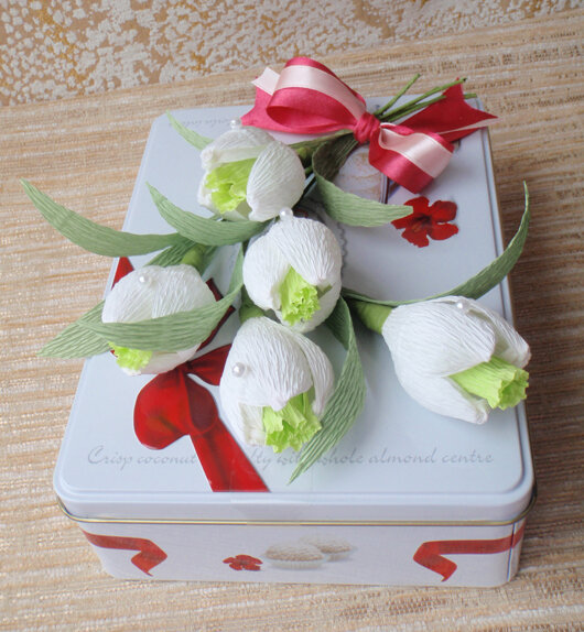 Украшение коробки конфет или печенья