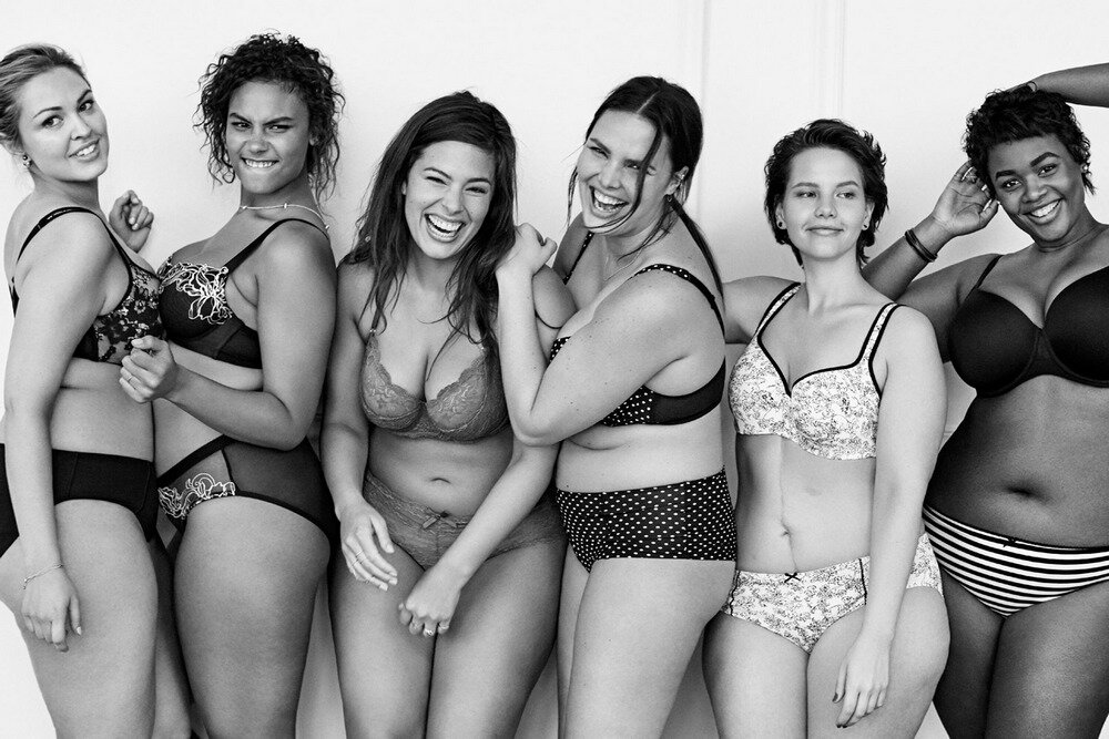 Фото кампании #NoAngel производителя одежды "plus-size" Lane Bryant