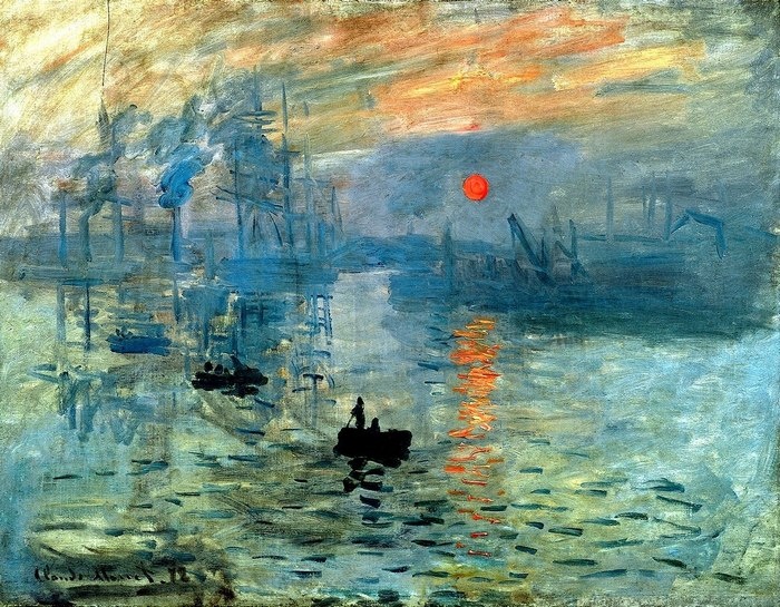 
Клод Оскар Моне. "Впечатление. Восходящее солнце." 1872.
