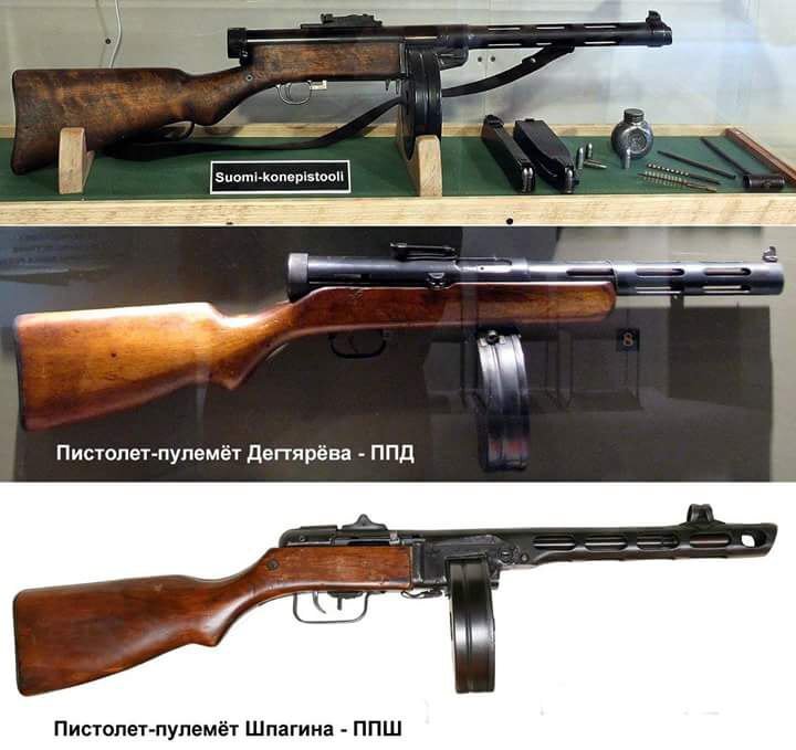 Финский ПП - самый тяжелый, его вес превышал 7 килограмм