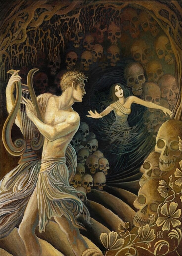 Orpheus Leading Eurydice of the Underworld