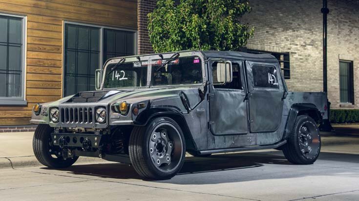 Новый Hummer H1 — настоящий монстр, предназначенный для скоростной езды (видео)
