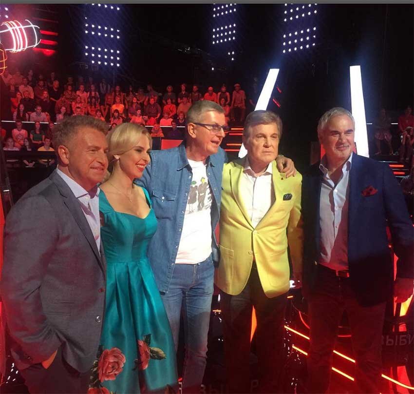 Леонид Агутин, Пелагея, Юрий Аксюта, Лев Лещенко и Валерий Меладзе. Фото: kinotaun.com