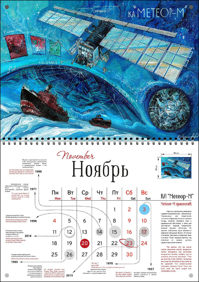 Мир космоса 2025г январь календарь