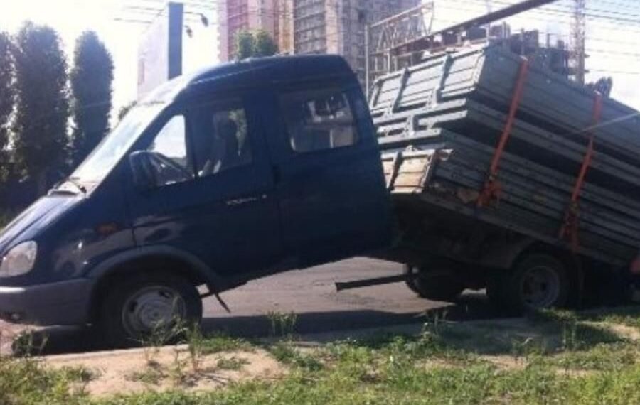 Сломалась газель на трассе