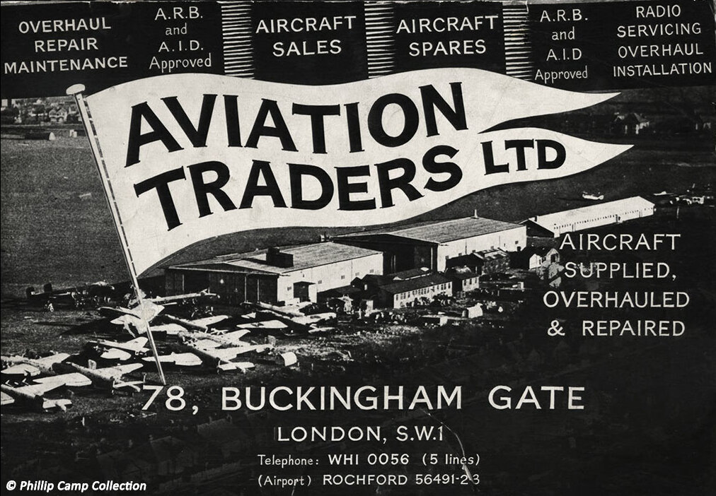 Реклама Aviation Traders. Фото: Phillip Camp Collection LT