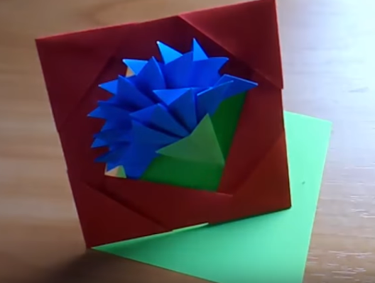 Подборка оригами открыток из бумаги