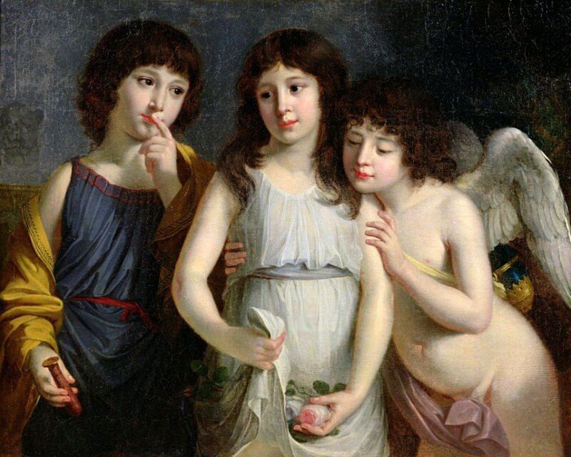 "Дети господина Ланглуа", холст, масло, Музей изобразительных искусств, Кан