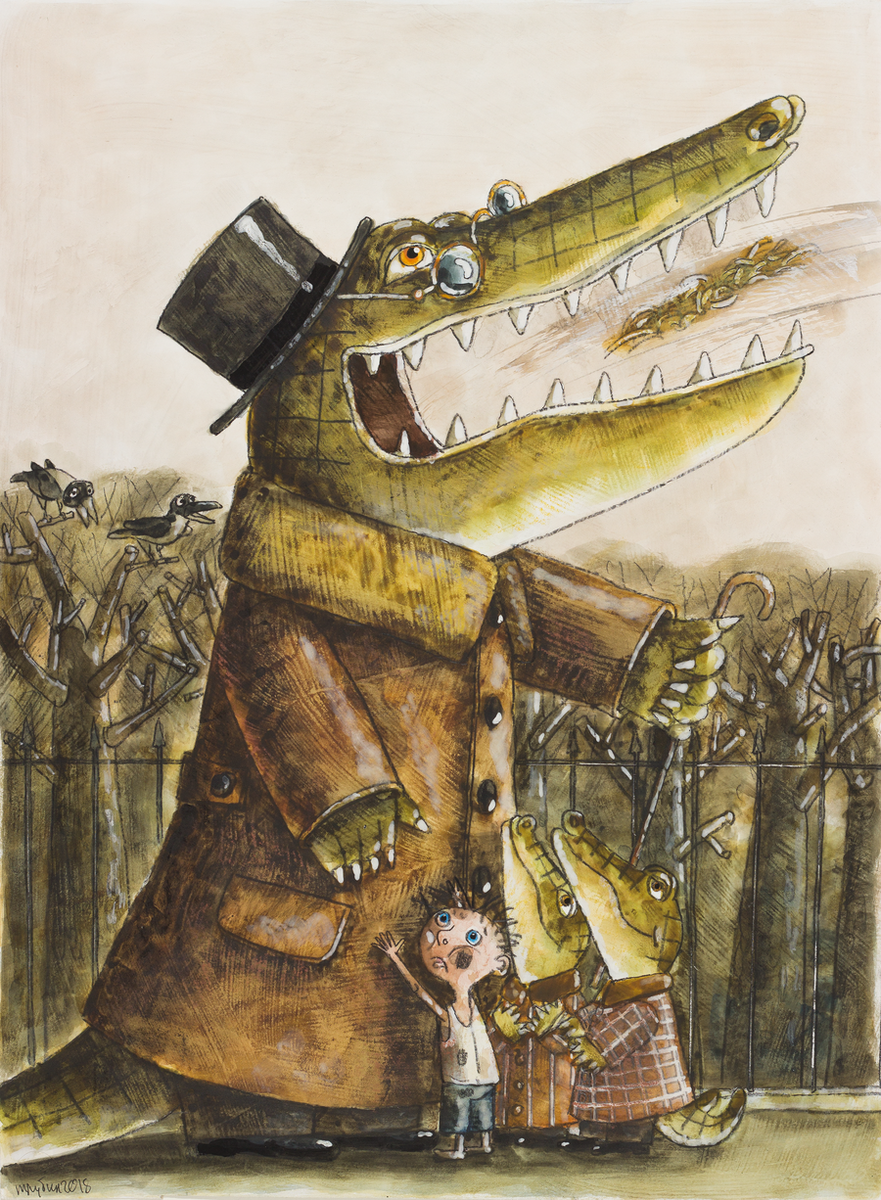 Дмитрий Трубин, 2018 бумага, смешанная техника